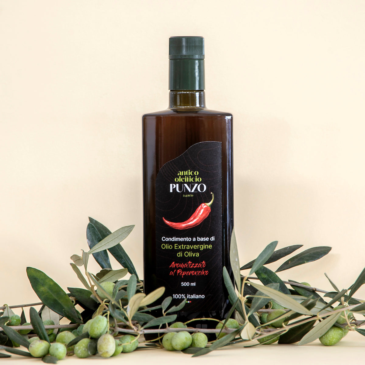 Olio Aromatizzato al Peperoncino - Vetro