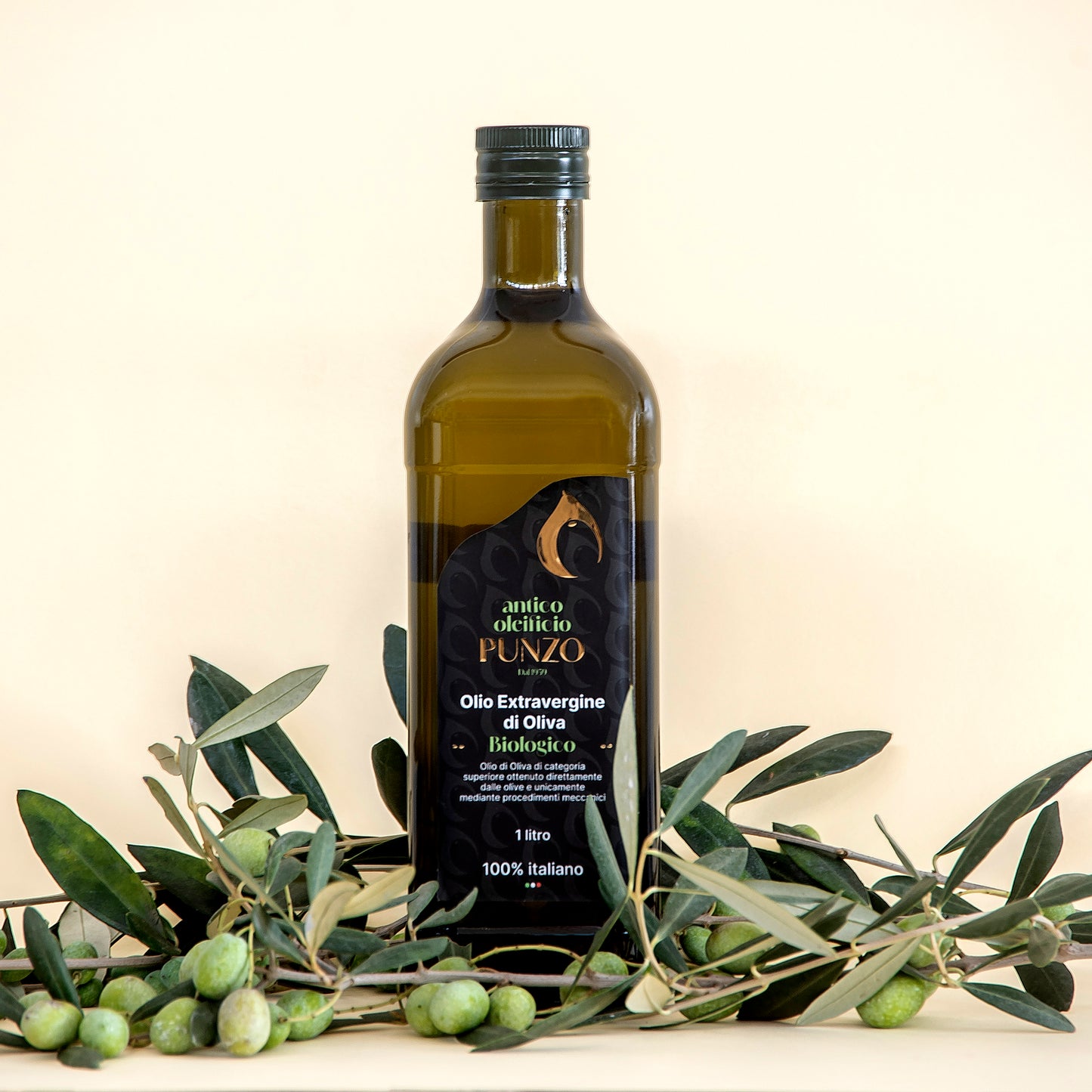 Olio Extra Vergine del Vesuvio Biologico in vetro