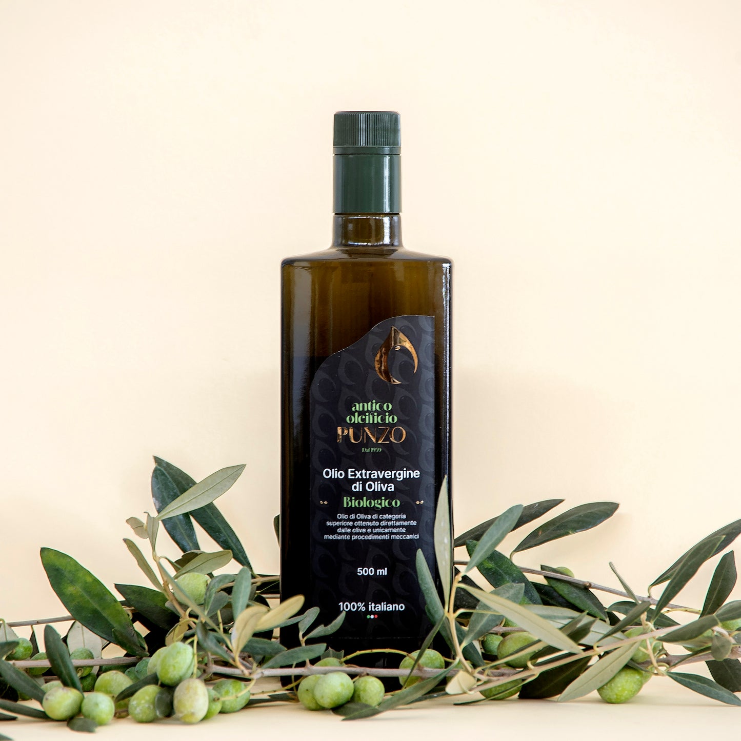 Olio Extra Vergine del Vesuvio Biologico in vetro