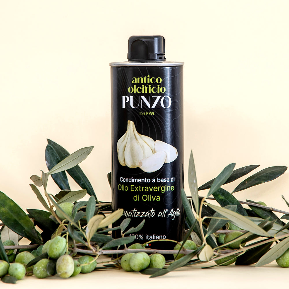 Olio Aromatizzato all'Aglio - Lattina