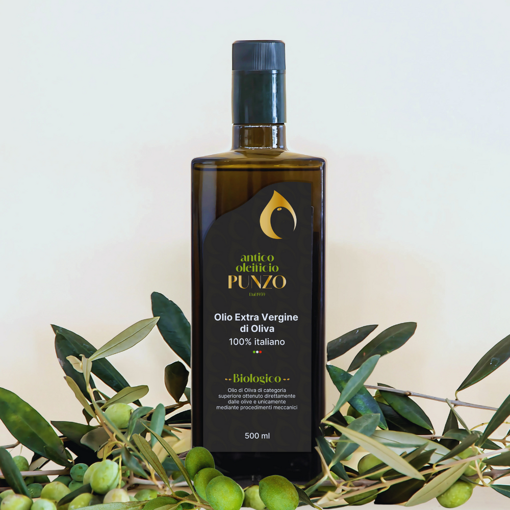 Olio extravergine del Vesuvio biologico in vetro