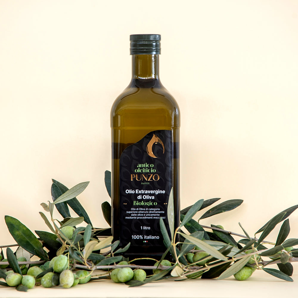 Olio Extra Vergine del Vesuvio Biologico in vetro - 1 lt.